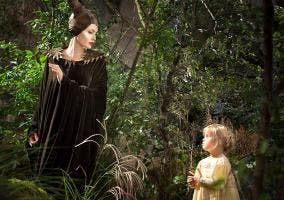 Angelina Jolie rodando con su hija