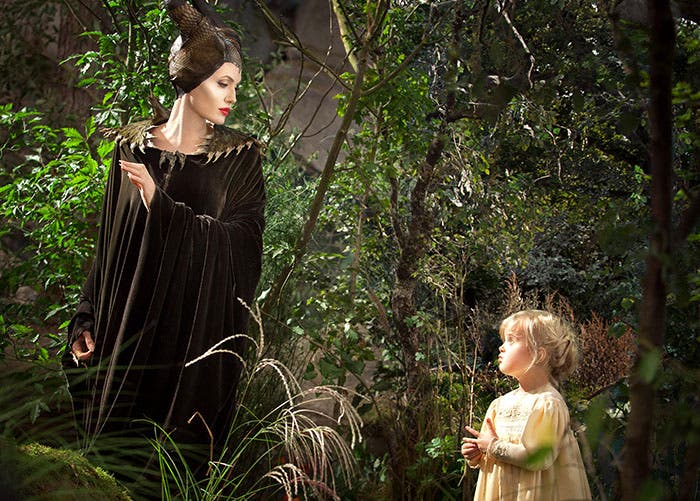 Angelina Jolie rodando con su hija