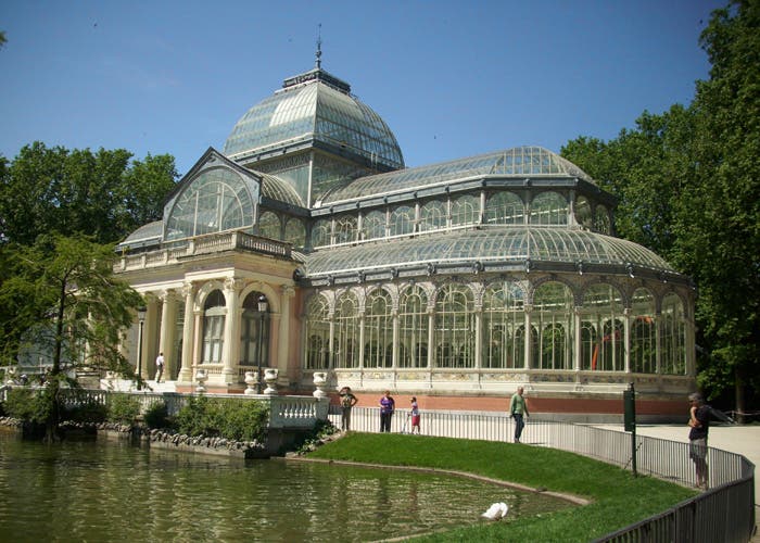 Palacio de Cristal en el parque de el Retiro
