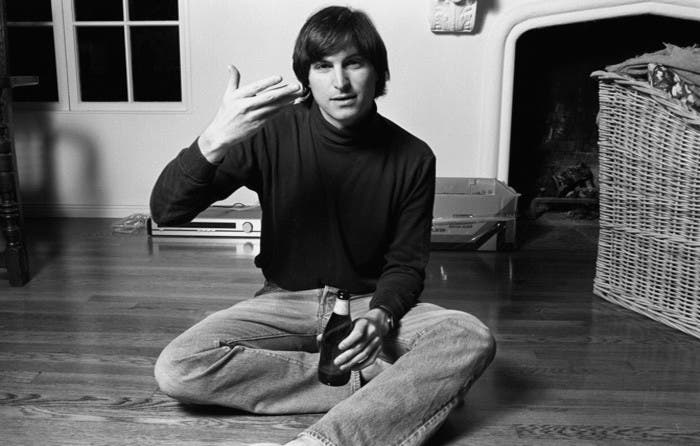 Steve Jobs en su casa de Palo Alto