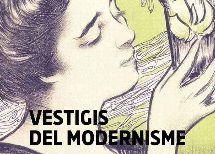 Cartel de la exposición Vestigios del Modernismo